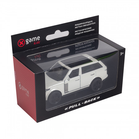 Металлическая машинка X-GAME 68510W белый