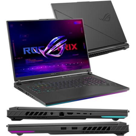 18" Ноутбук Asus ROG Strix G18 G814JIR-N6021 (90NR0ID6-M000W0) черный