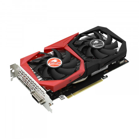 Видеокарта Colorful GeForce GTX 1650 EX 4GD6-V черный-красный
