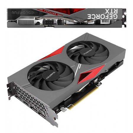 Видеокарта Colorful RTX 4060 NB DUO 8GB- V серый
