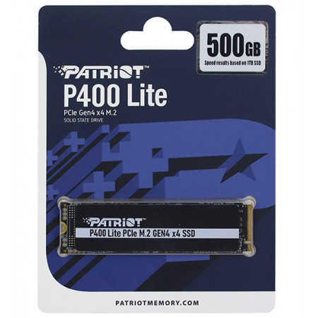 500 ГБ SSD диск Patriot P400 Lite (P400LP500GM28H) черный