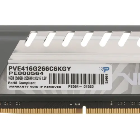 Оперативная память Patriot Viper Elite (PVE416G266C6KGY) 16 ГБ серый