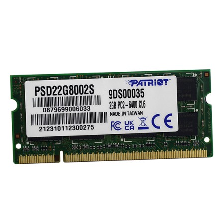 Оперативная память Patriot Signature (PSD22G8002S) 2 ГБ зеленый