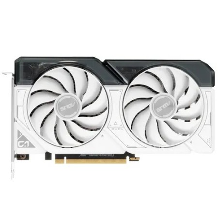 Видеокарта ASUS GeForce RTX 4060 Dual White OC Edition (DUAL-RTX4060-O8G-WHITE) 8 Гб белый