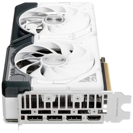 Видеокарта ASUS GeForce RTX 4060 Dual White OC Edition (DUAL-RTX4060-O8G-WHITE) 8 Гб белый