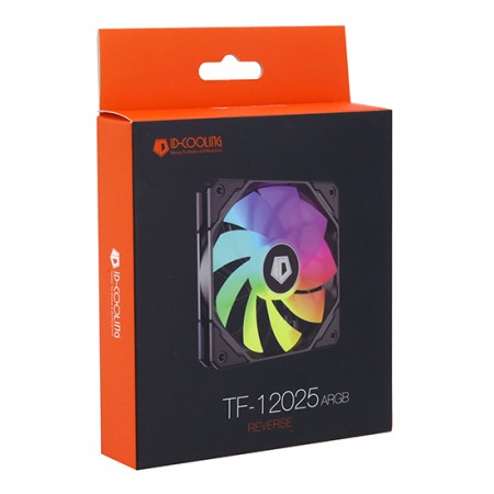 Вентилятор ID-COOLING TF Series (TF-12025-ARGB REVERSE) черный