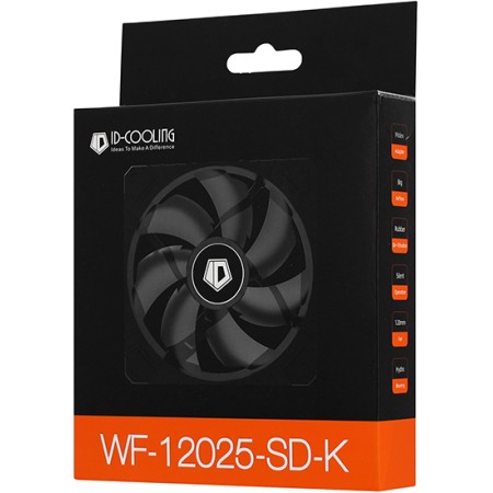 Вентилятор ID-COOLING WF Series (WF-12025-SD-K) черный