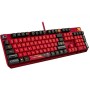 Клавиатура проводная Asus XA13 ROG STRIX SCOPE RX/EVA02/RD (90MP03I0-BKRA00) красный