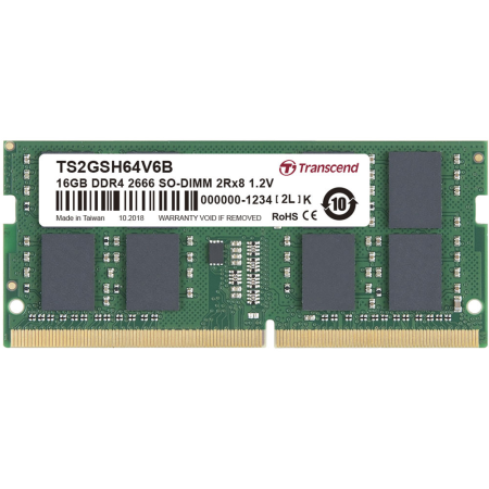 Оперативная память Transcend TS2GSH64V6B 16 ГБ зеленый