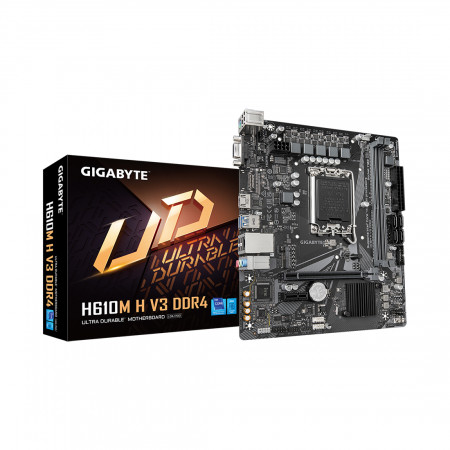 Материнская плата GIGABYTE H610M H V3 DDR4 черный