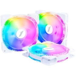 Комплект вентиляторов для корпуса 1stPlayer Firemoon M1-D 3x120 мм (M1-D-W COMBO) белый
