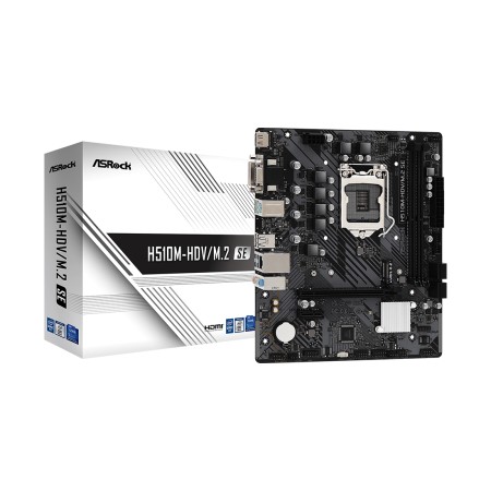 Материнская плата ASRock H510M-HDV/M.2 SE черный