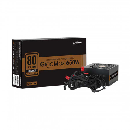 Блок питания ZALMAN GigaMax 650W (ZM650-GVII) черный