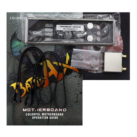 Материнская плата Colorful BATTLE-AX B760M-PLUS D5 V20 черный