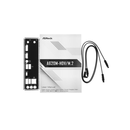Материнская плата ASRock A620M-HDV/M.2 черный