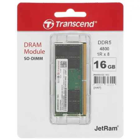 Оперативная память Transcend JetRam (JM4800ASE-16G) 16 ГБ зеленый