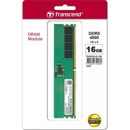 Оперативная память Transcend JetRam (JM4800ALE-16G) 16 ГБ зеленый