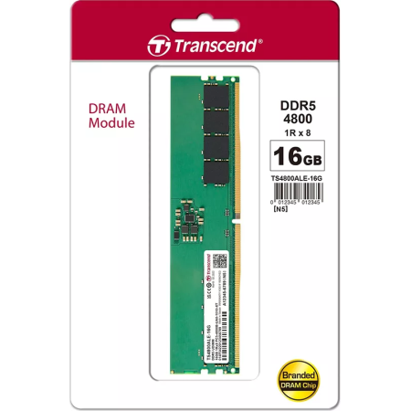 Оперативная память Transcend JetRam (JM4800ALE-16G) 16 ГБ зеленый