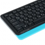 Клавиатура проводная A4Tech Fstyler FK10 (FK10-BLUE) черно-синий
