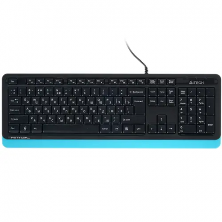 Клавиатура проводная A4Tech Fstyler FK10 (FK10-BLUE) черно-синий