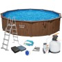 Бассейн каркасный Bestway Hydrium Pools 561CS (550х130 см) коричневый