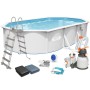 Бассейн каркасный Bestway Hydrium Oval Pool 56369 (610х360х120 см) белый