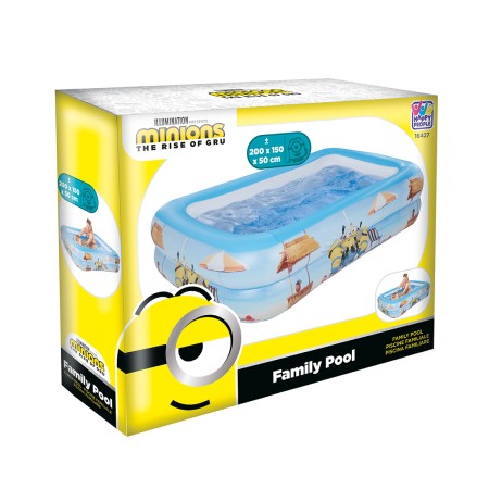 Бассейн надувной Happy People Minions 16427 (200х150х50 см) синий