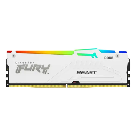 Оперативная память Kingston Fury Beast AMD RGB White (KF556C36BWEA-16) 16 ГБ белый