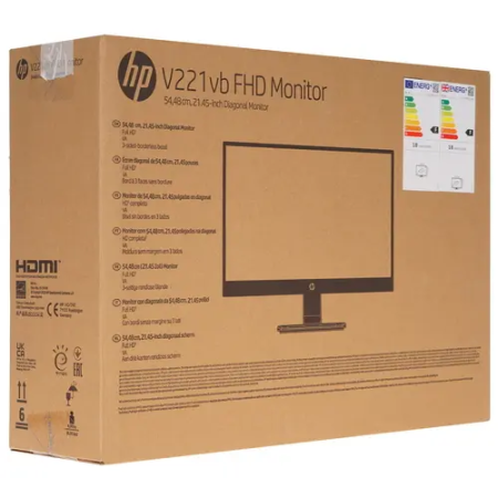 21.5" Монитор HP V221vb (453F2AA) черный