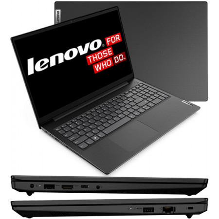 Ноутбук Lenovo V15 G4 AMN (82YU00VERU) черный