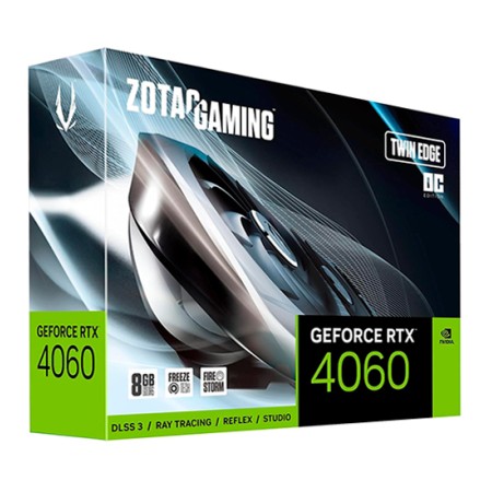 Видеокарта ZOTAC GAMING GeForce RTX 4060 Twin Edge OC (ZT-D40600H-10M) 8 Гб черный