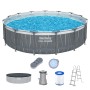 Бассейн каркасный Bestway Steel Pro MAX 561GD (457x107 см) серый