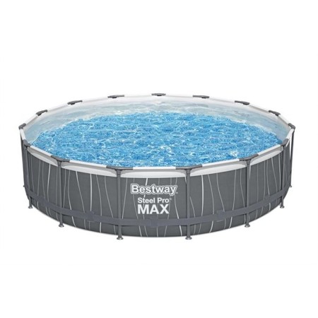 Бассейн каркасный Bestway Steel Pro MAX 561GD (457x107 см) серый