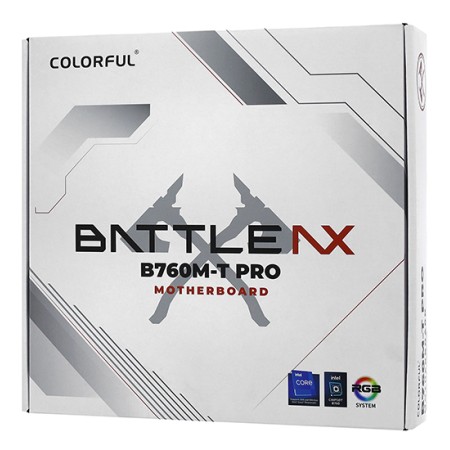 Материнская плата Colorful BATTLE-AX B760M-T PRO V20 белый
