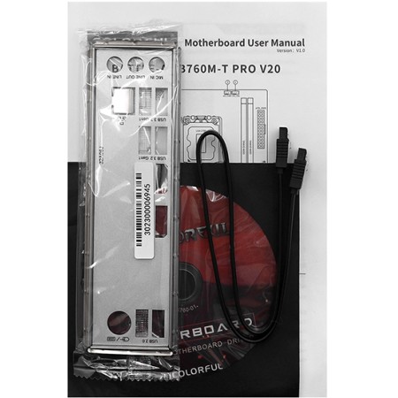 Материнская плата Colorful BATTLE-AX B760M-T PRO V20 белый