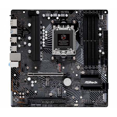 Материнская плата ASRock B650M PG LIGHTNING черный