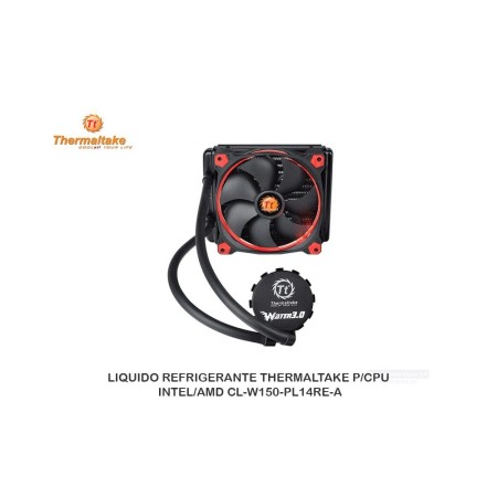 Система водяного охлаждения Thermaltake Water 3.0 Riing Red 140 (CL-W150-PL14RE-A) черный