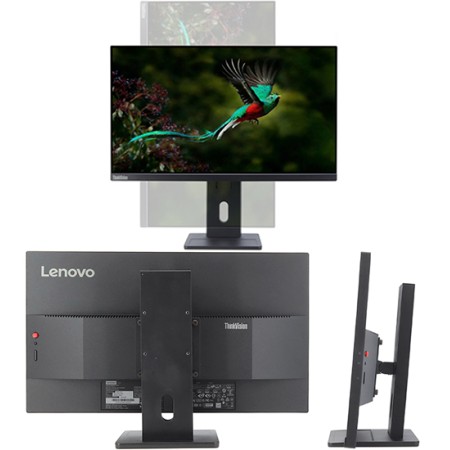 23.8" Монитор Lenovo ThinkVision E24q-30 (63ECGAT2EU) черный