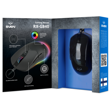 Мышь проводная SVEN RX-G840 (SV-019884) черный