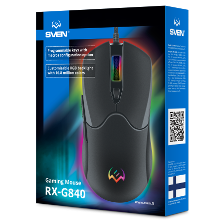 Мышь проводная SVEN RX-G840 (SV-019884) черный