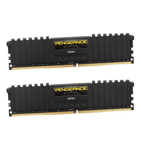 Оперативная память Corsair Vengeance LPX (CMK16GX4M2B3200C16) 16 ГБ черный