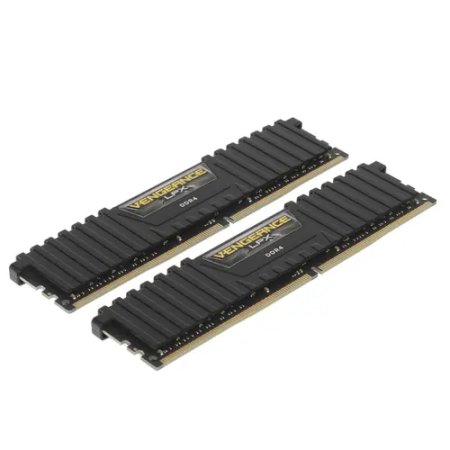 Оперативная память Corsair Vengeance LPX (CMK32GX4M2A2666C16) 32 ГБ черный