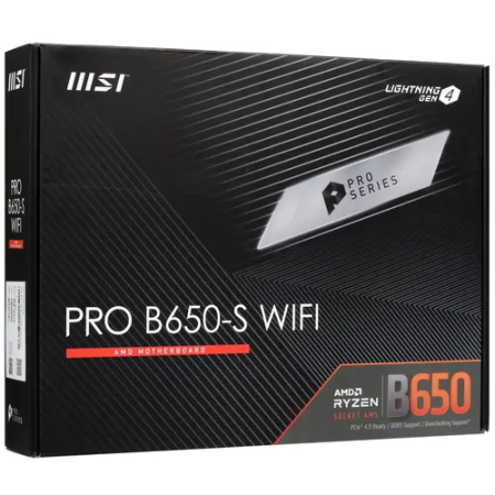 Материнская плата MSI PRO B650-S WIFI черный