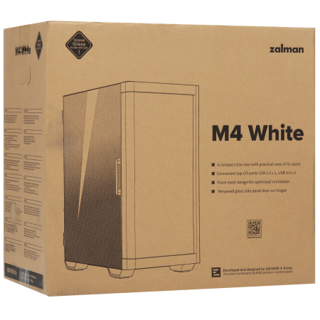Корпус Zalman M4 (M4 White) белый