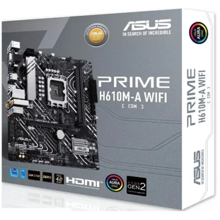 Материнская плата ASUS PRIME H610M-A WIFI черный