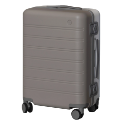 Чемодан NINETYGO Rhine Luggage 26" (6941413222099) бело-коричневый мокко