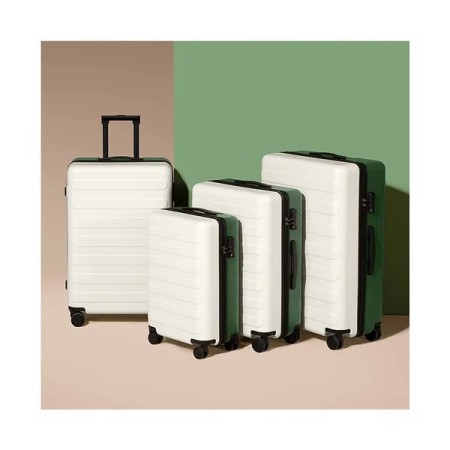 Чемодан NINETYGO Rhine Luggage 28" (6941413222150) бело-зеленый