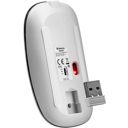 Мышь беспроводная Defender Touch MM-997 (52998) белая