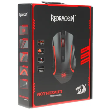 Мышь проводная Redragon Nothosaur (75065) черный