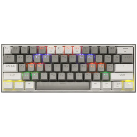 Клавиатура проводная Redragon Fizz (70675) серо-белая